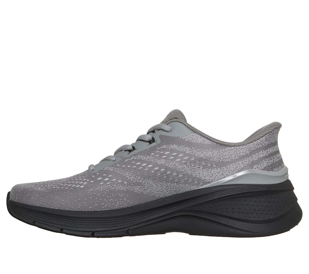 Skechers Slip-ins: Arch Fit 3.0 Chaussures Moyen Width en Gris/Noir, Vegan, Lavable en machine