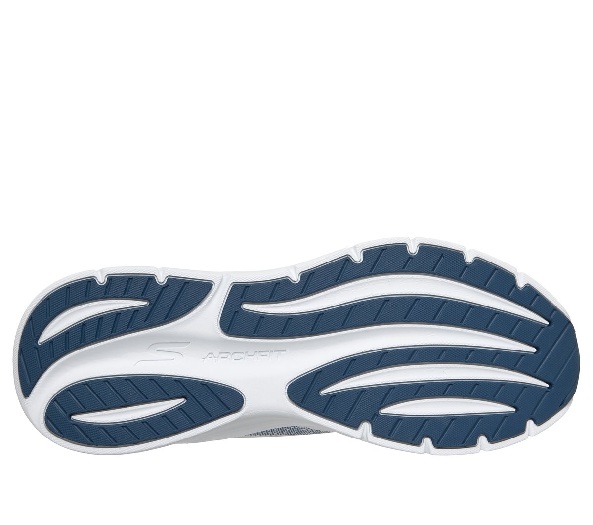 Skechers Slip-ins: Arch Fit 3.0 Chaussures Moyen Width en Blanc/Bleu Marine, Vegan, Lavable en machine