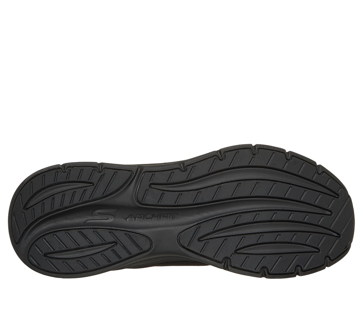 Skechers Arch Fit 3.0 - Prawsper Chaussures Moyen Width en Noir, Vegan, Lavable en machine