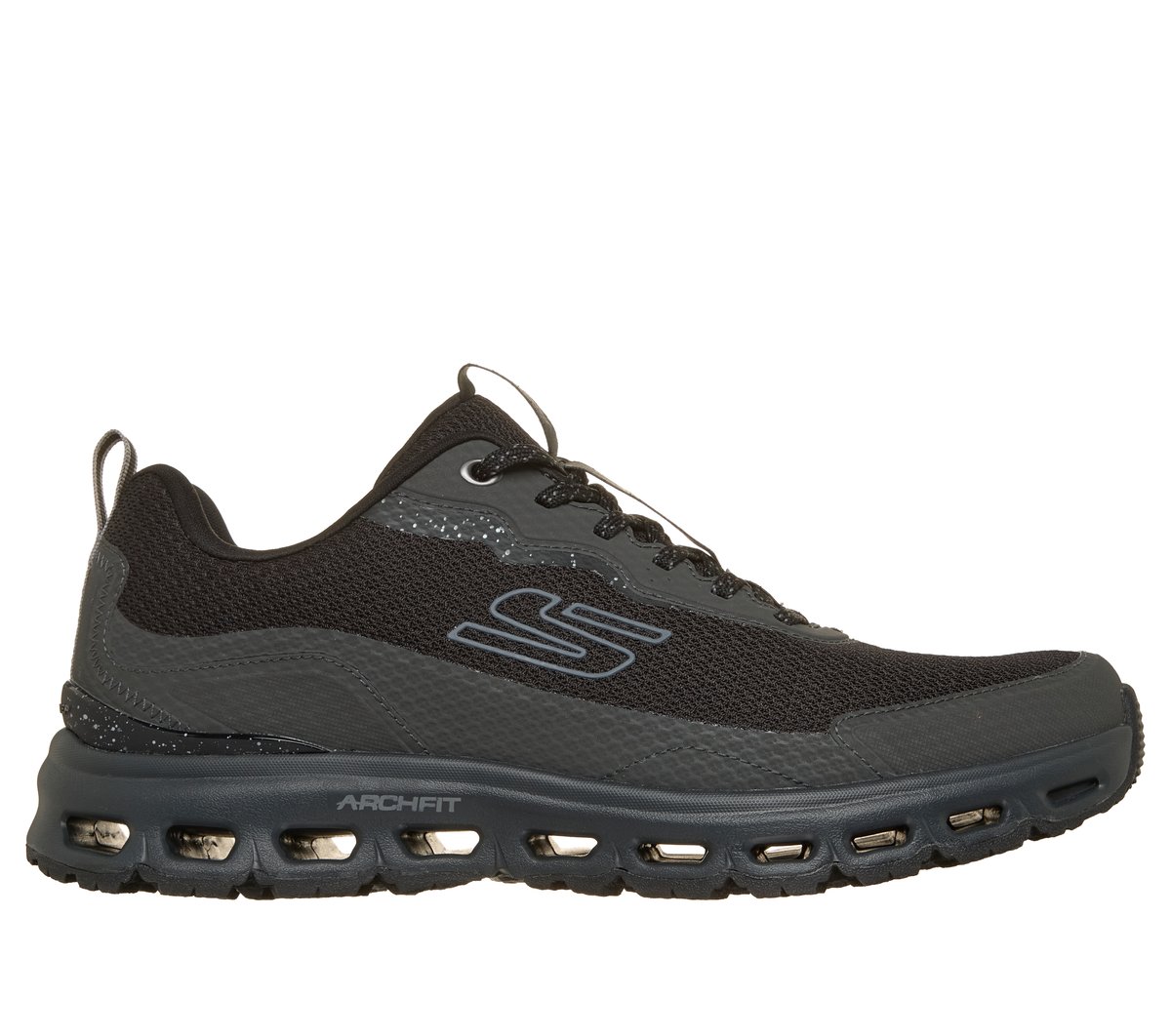 Skechers Waterproof: Arch Fit Glide-Step All-Terrain - Peak Crest en Negro, talla 39.5