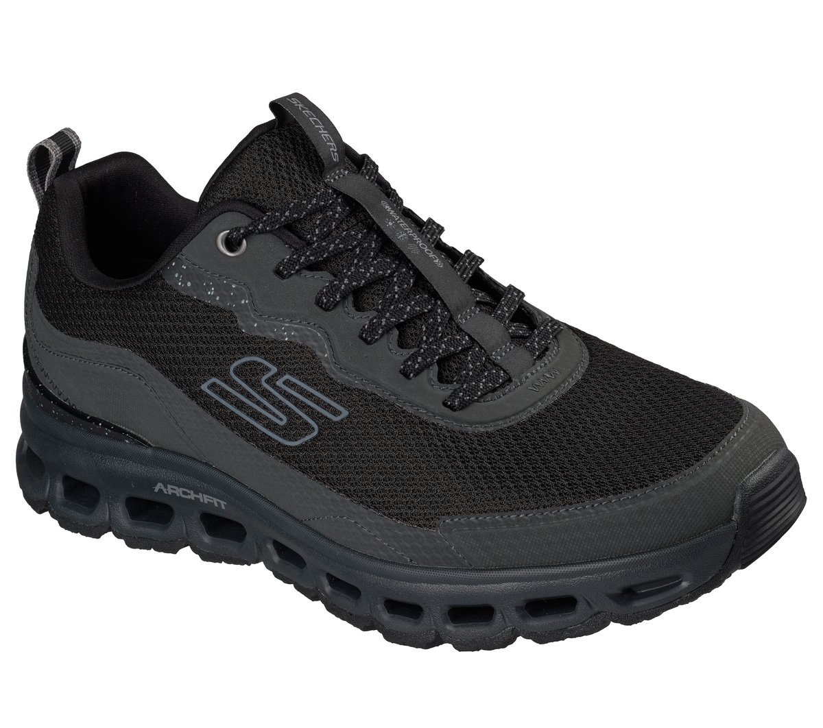 Waterproof: Arch Fit Glide-Step All-Terrain - Peak Crest — BLACK