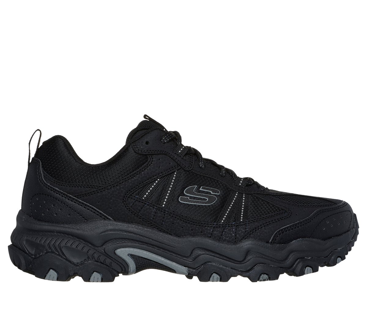Skechers Stamina AT - Upper Stitch en Negro, talla 42