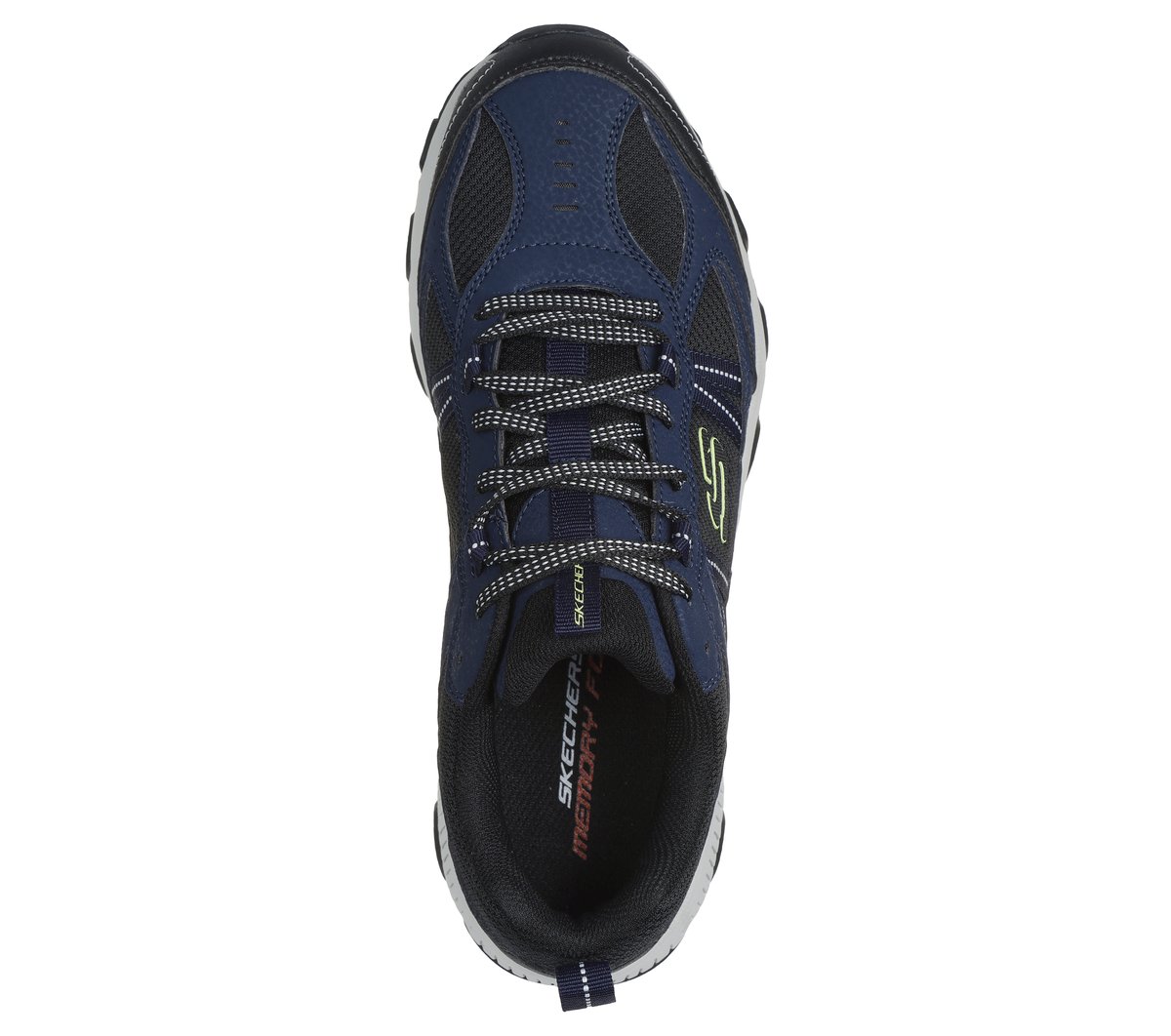 Skechers Stamina All-Terrain - Upper Stitch Chaussures Moyen Width en Bleu Marine/Noir
