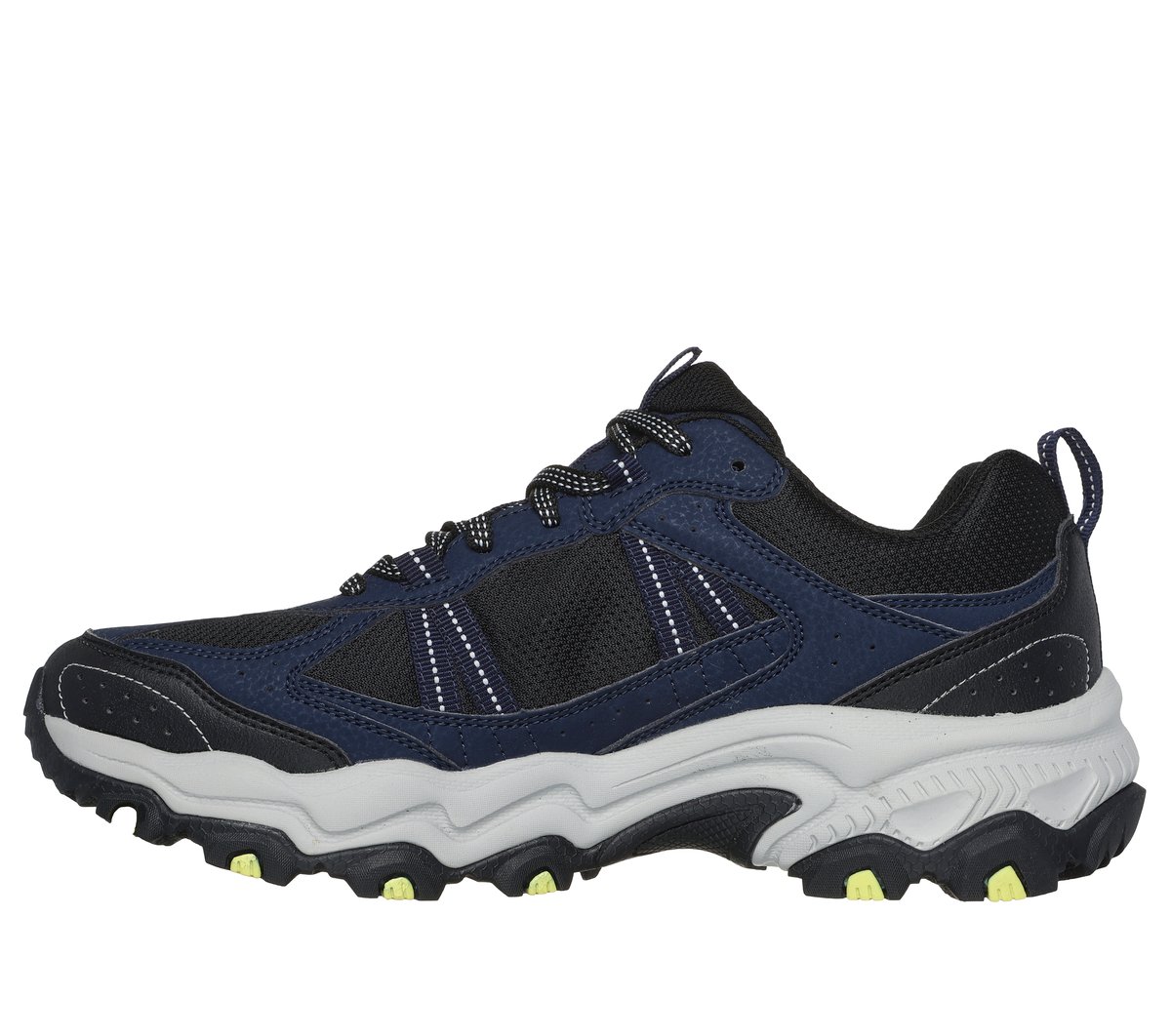 Skechers Stamina All-Terrain - Upper Stitch Chaussures Moyen Width en Bleu Marine/Noir