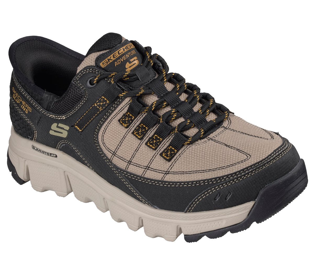 Skechers Slip-ins: Summits All-Terrain Chaussures Moyen Width en Taupe/Noir