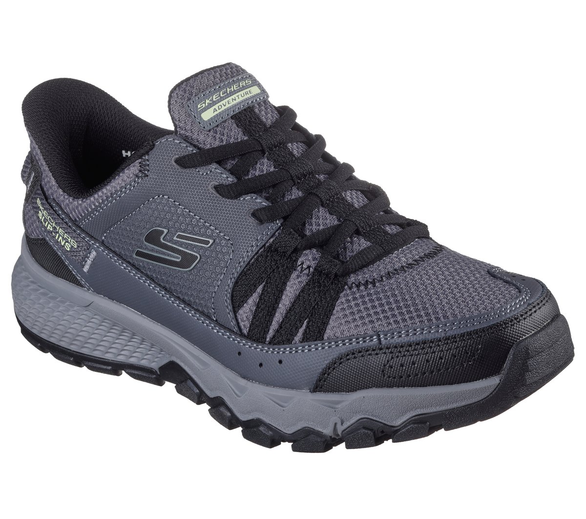 Skechers Mens Slip-Ins 10 Extra Wide Gray Air Cooled Memory Foam SN65355EWW Skechers Slip-ins: GO RUN Glide-Step Arch Fit main image 4