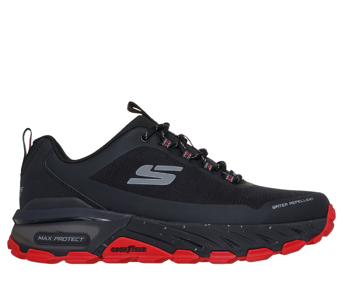 Skechers Max Protect - Promote Track Sneaker Cm Zwart/Rood, Maat 43-image