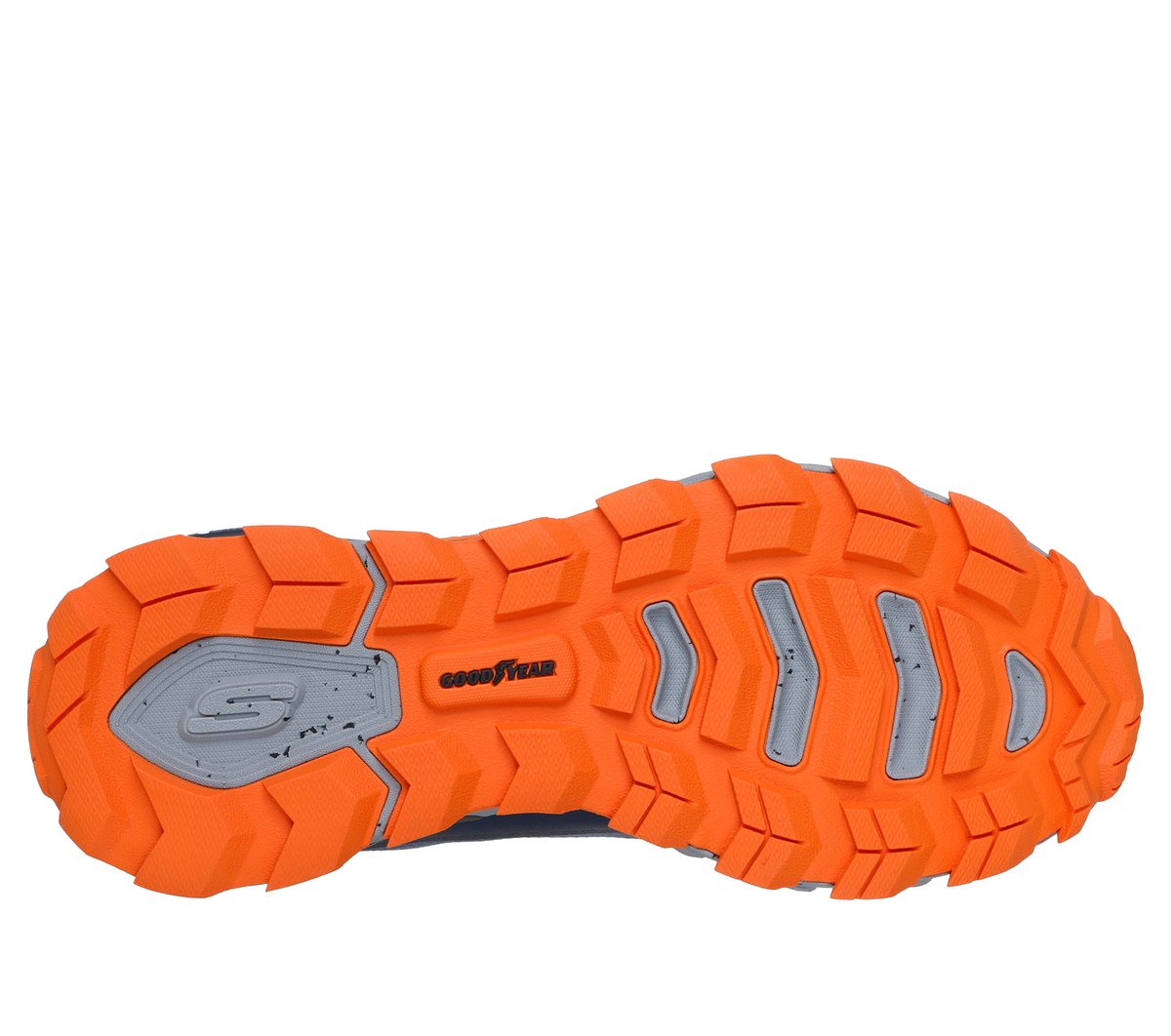 Skechers Max Protect - Promote Track Chaussures Moyen Width en Bleu Marine/Orange