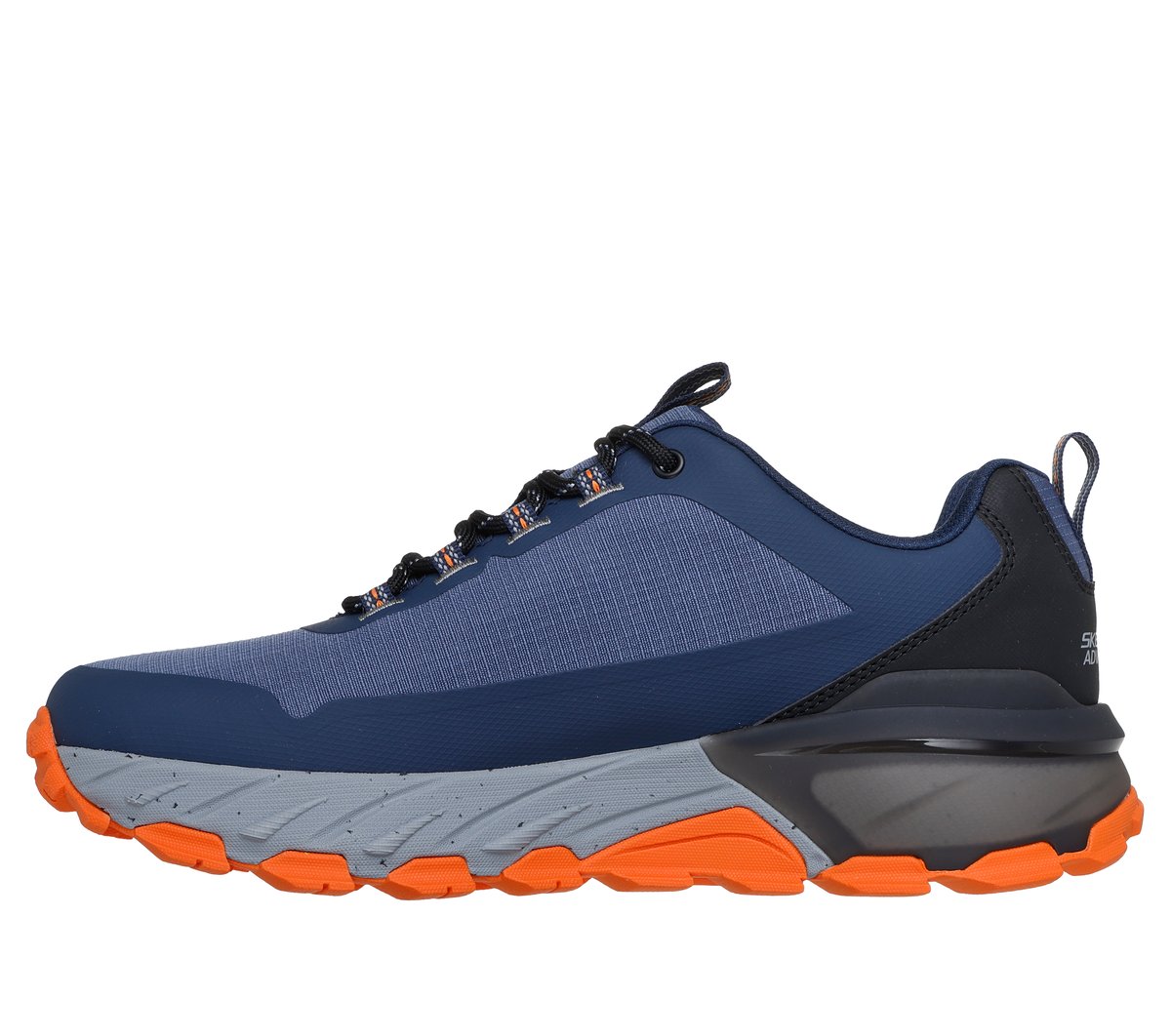 Skechers Max Protect - Promote Track Chaussures Moyen Width en Bleu Marine/Orange