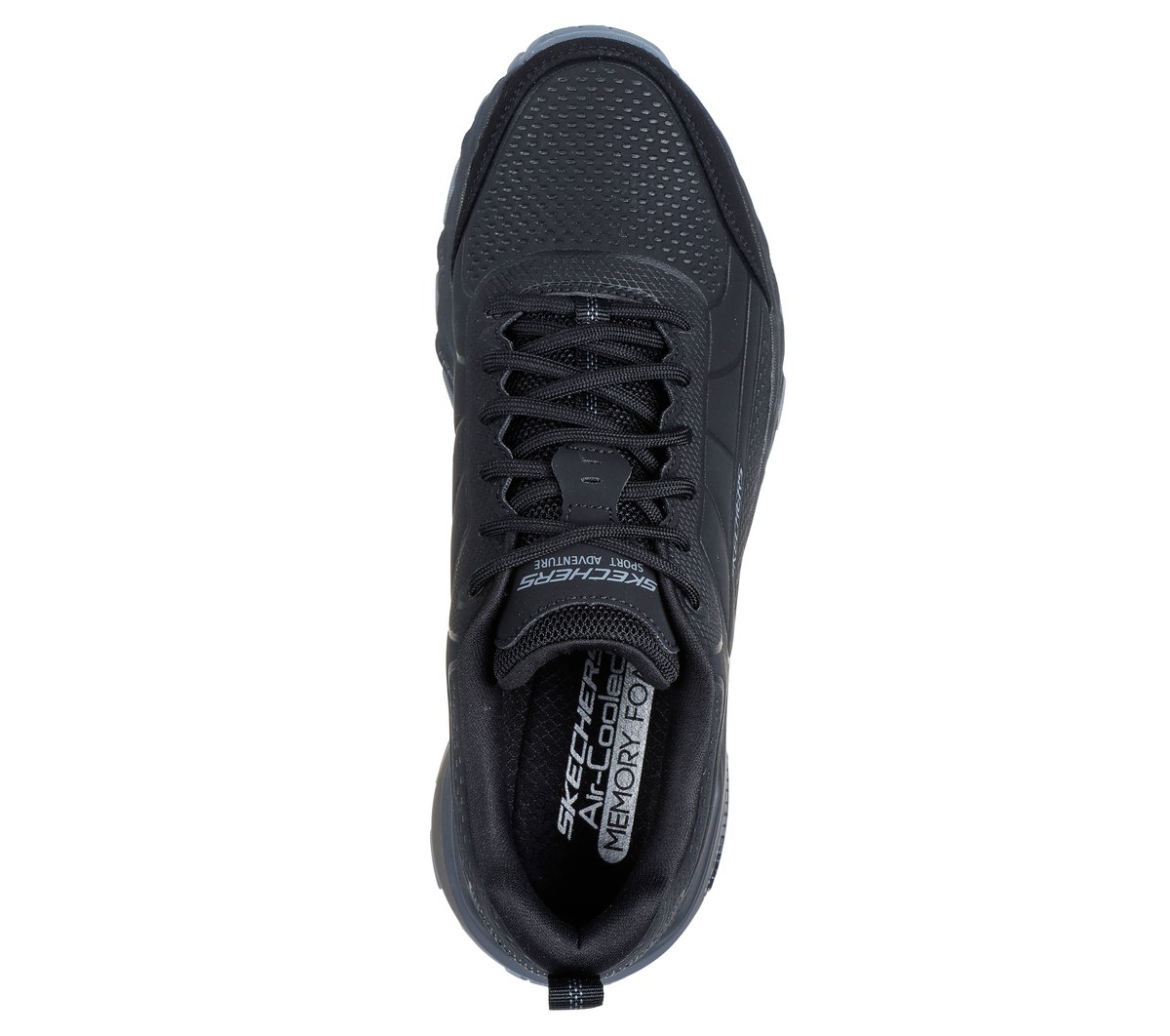 Skechers Max Protect - Irongaurd Chaussures Moyen Width en Noir/Gris Anthracite