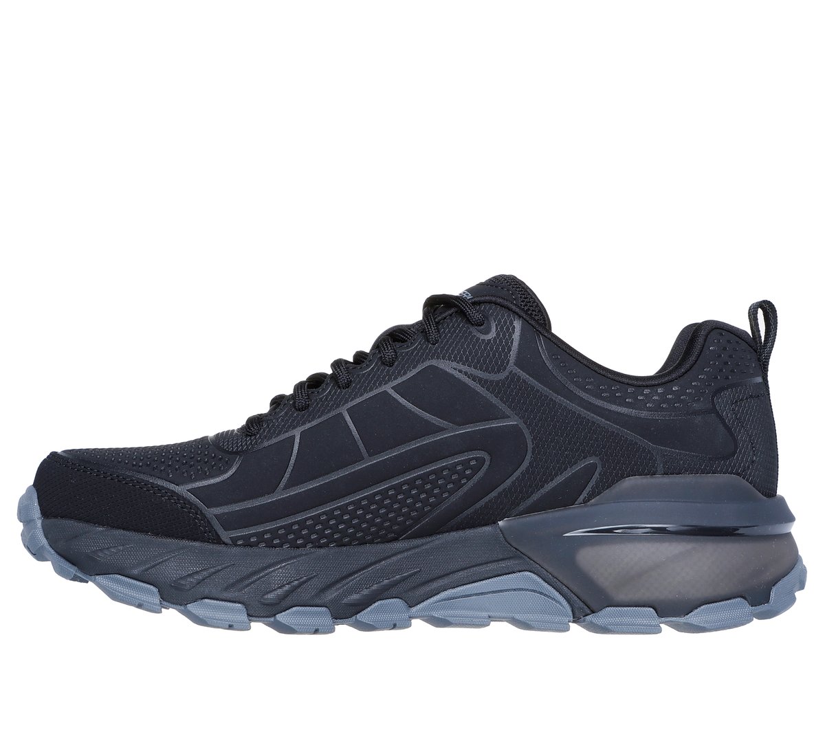Skechers Max Protect - Irongaurd Chaussures Moyen Width en Noir/Gris Anthracite