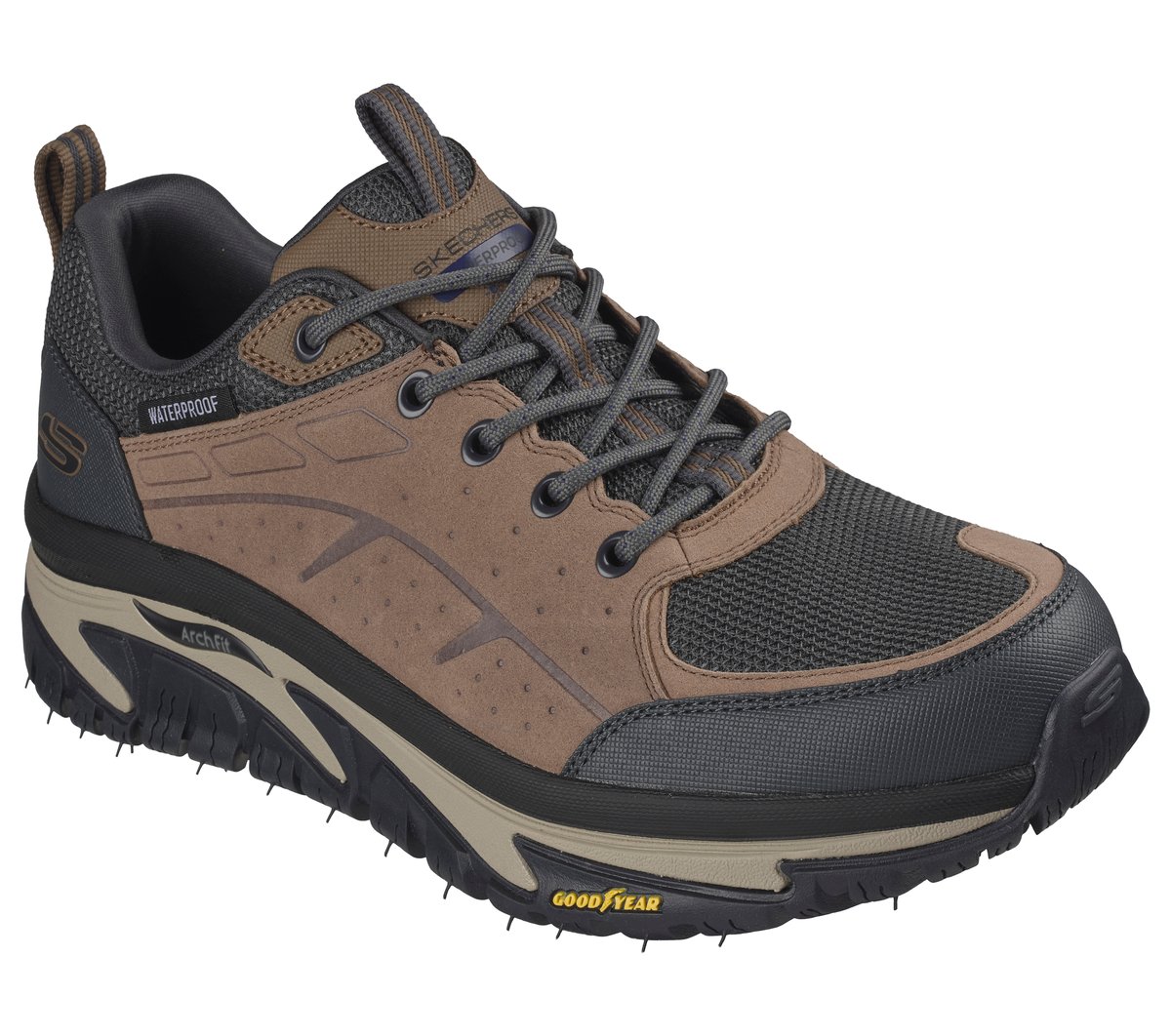 Waterproof: Arch Fit Road Walker - Vernal — BROWN / MULTI