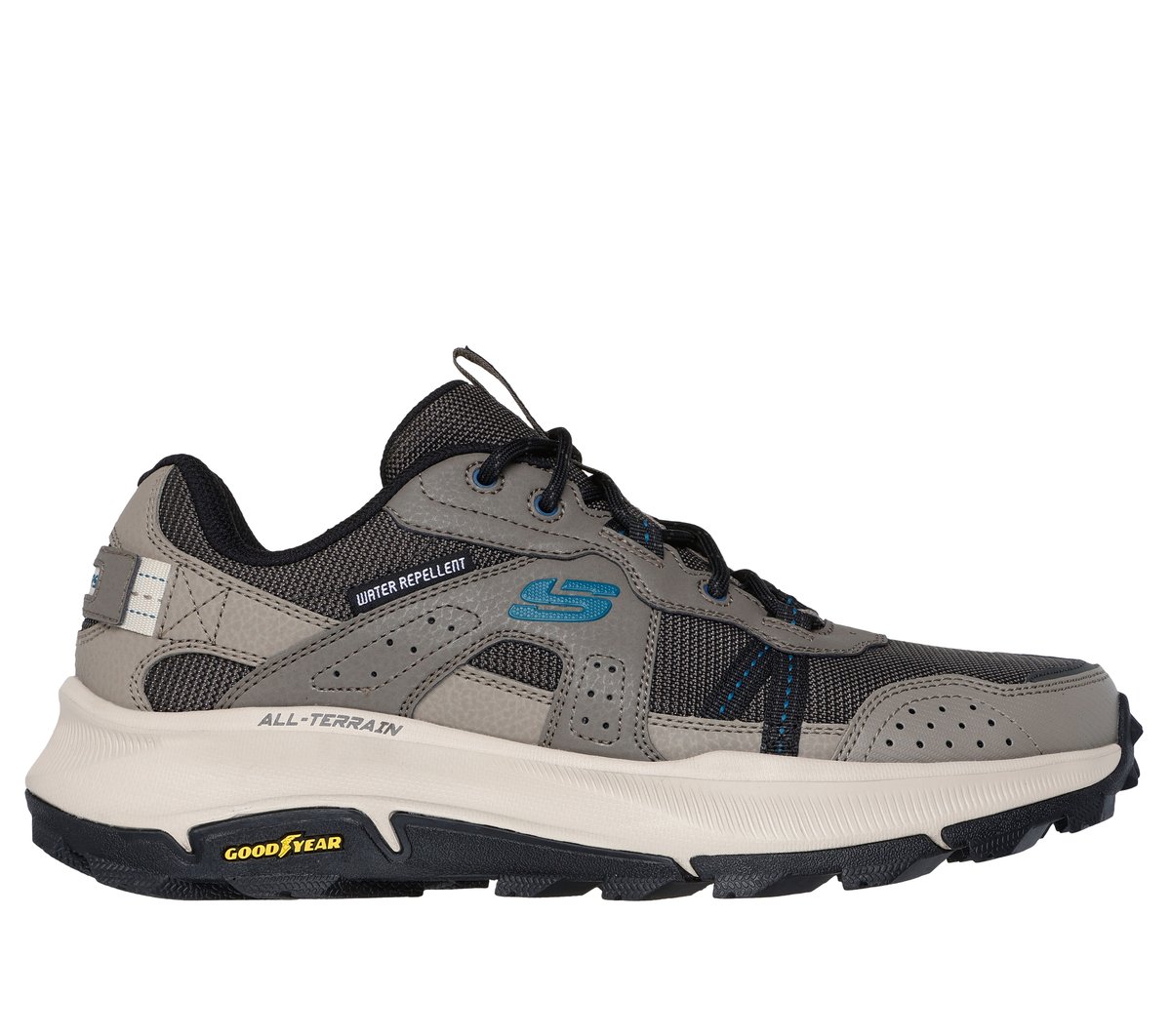 Skechers Uomo Equalizer 5.0 Trail - Solix Creek Sneaker in Talpa Scuro, Taglia 44