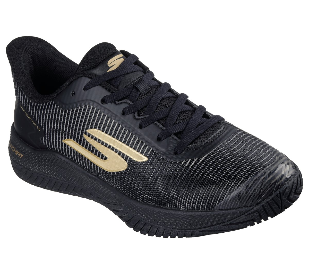 Skechers Viper Court Pro 2.0 - Pickleball - BLACK / GOLD display picture 1