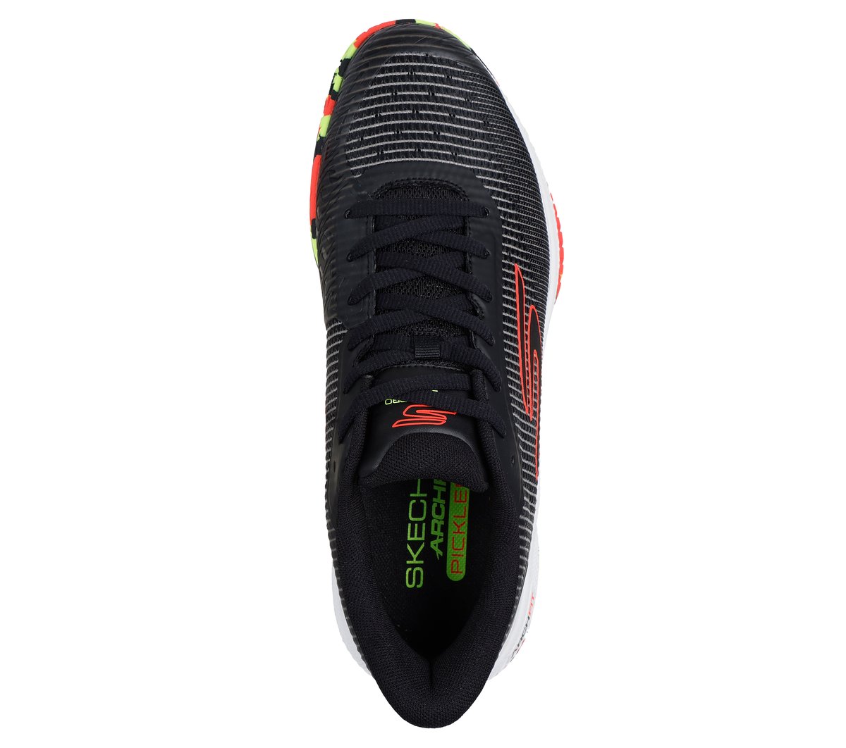 Skechers Uomo Viper Court Pro 2.0 Sneaker In Nero, Taglia 44, Arch Fit - 2