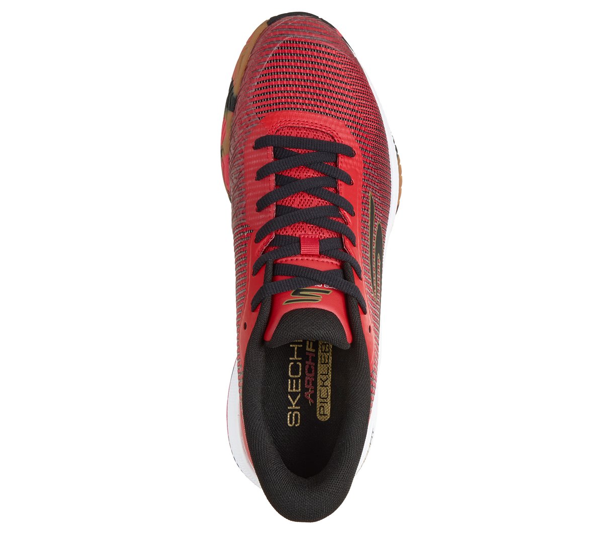 Skechers Viper Court Pro 2.0 - Pickleball Moyen Width en Rouge/Noir, Arch Fit