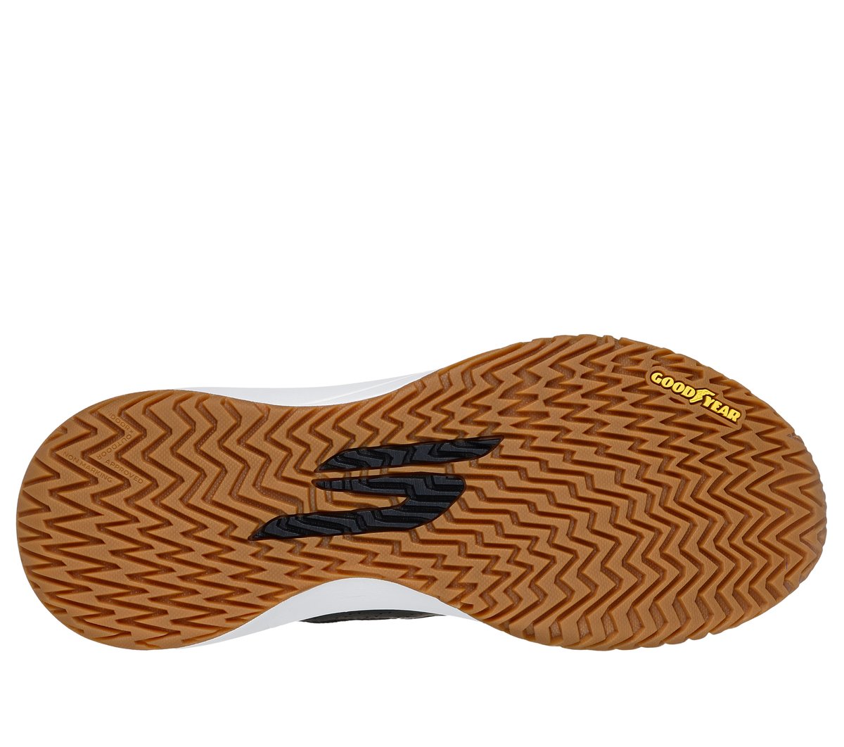 Skechers Relaxed Fit: Viper Court Rally Moyen Width en Noir/Blanc