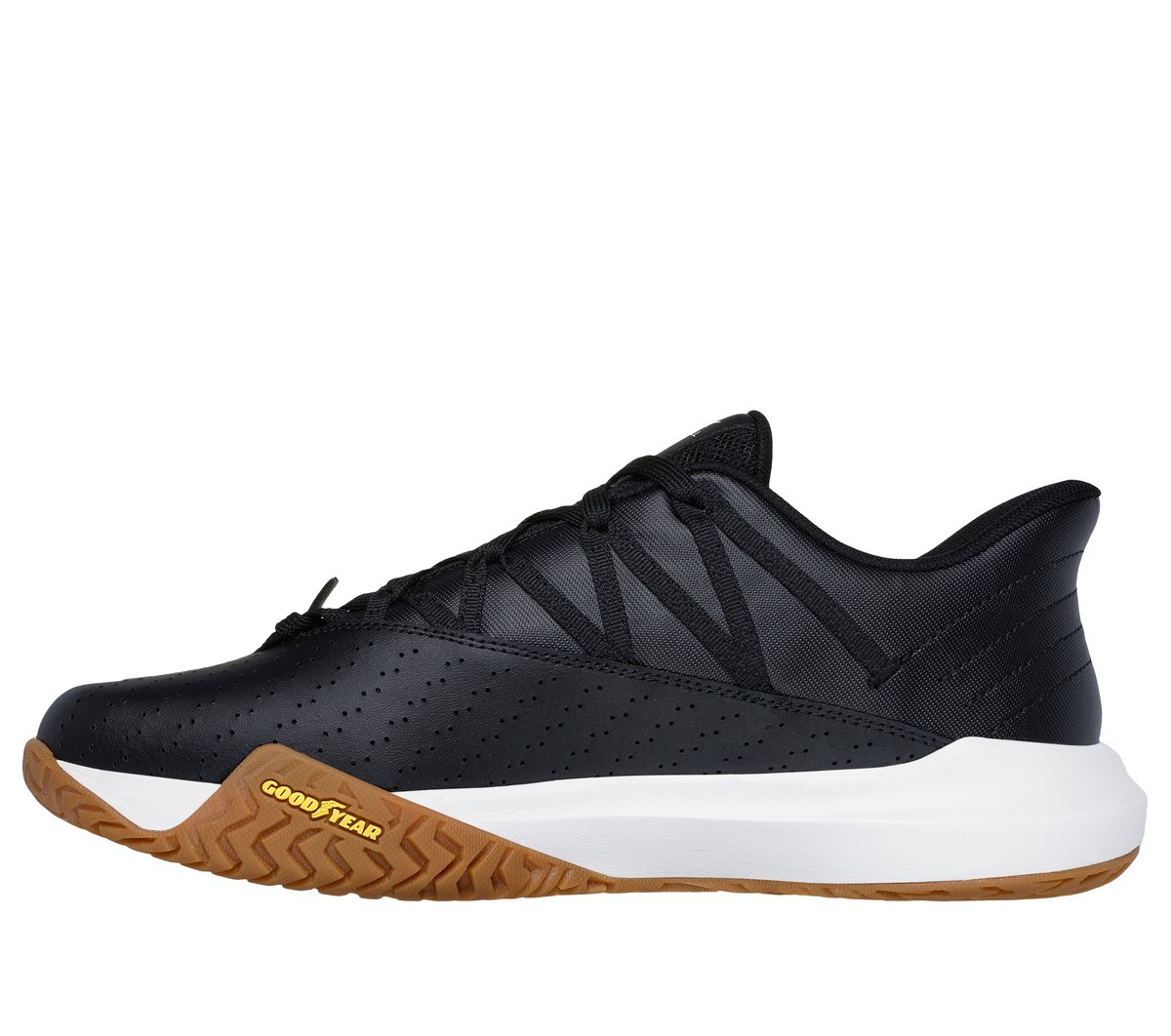 Skechers Relaxed Fit: Viper Court Rally Moyen Width en Noir/Blanc