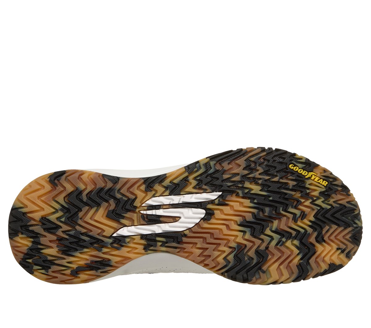 Skechers Relaxed Fit: Viper Court Rally Moyen Width en Blanc/Noir