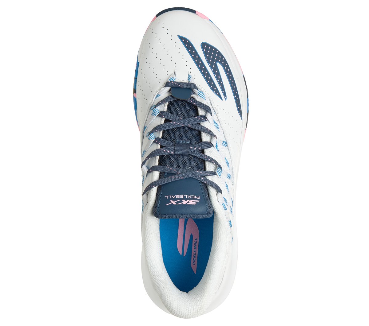 Skechers Viper Court Rally Performance Pickleball Chaussures de Sport pour Homme – Chaussures d'entraînement Basses en Cuir et Maille - vue 8