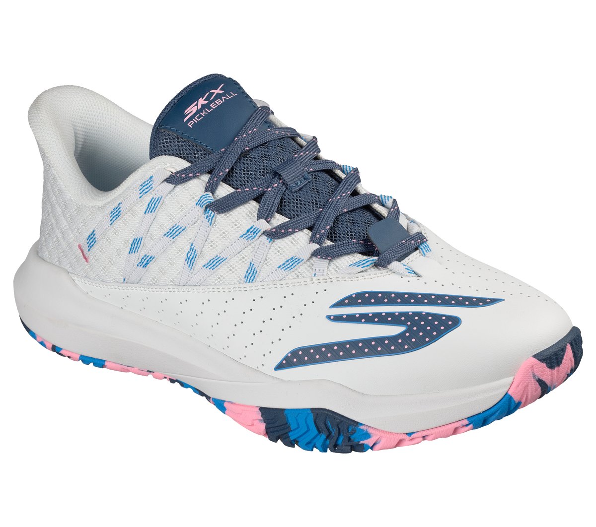 Skechers Viper Court Rally Performance Pickleball Chaussures de Sport pour Homme – Chaussures d'entraînement Basses en Cuir et Maille - vue 10