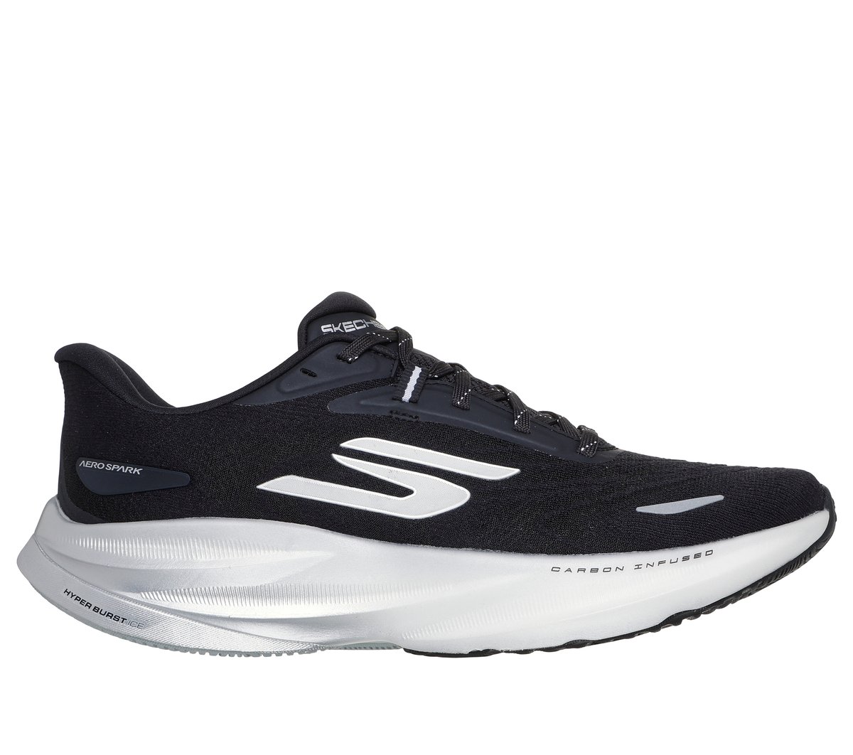 Skechers Aero Spark en Negro/Blanca, talla 42, Vegan