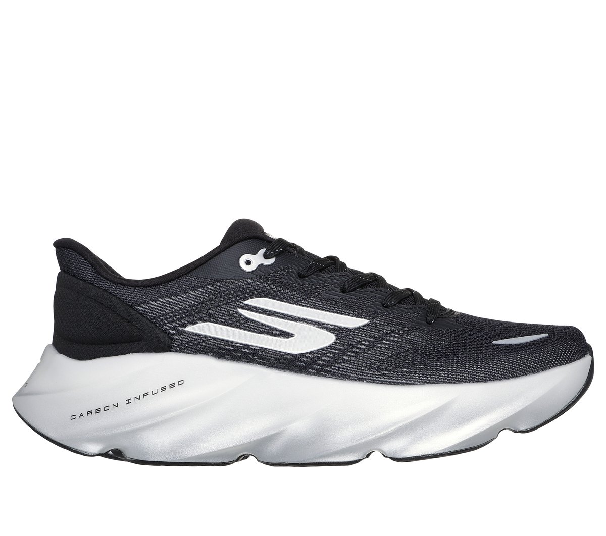 Skechers Aero Burst en Negro/Blanca, talla 46, Vegan