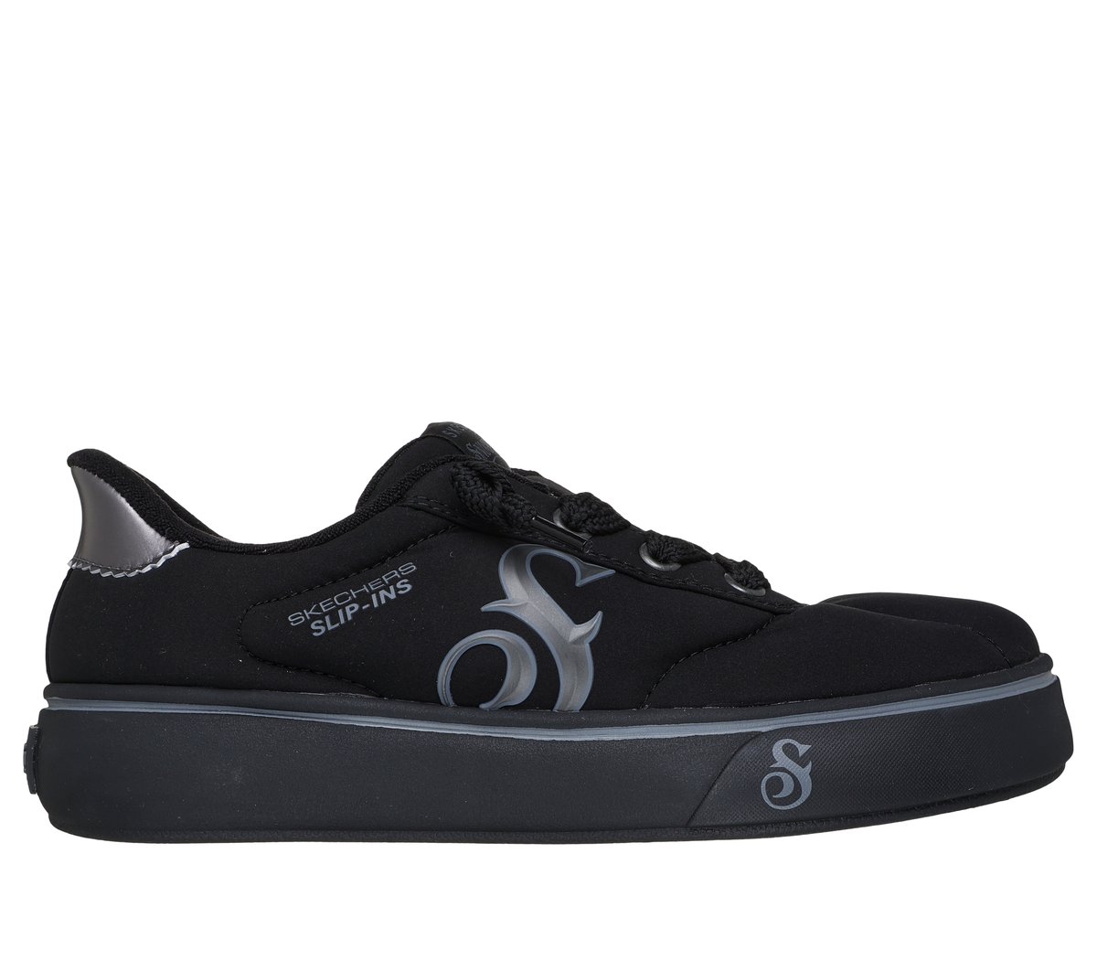 Skechers Slip-ins Snoop Dogg: Street Lounge - Kickin' Back en Negro, talla 44, Vegan