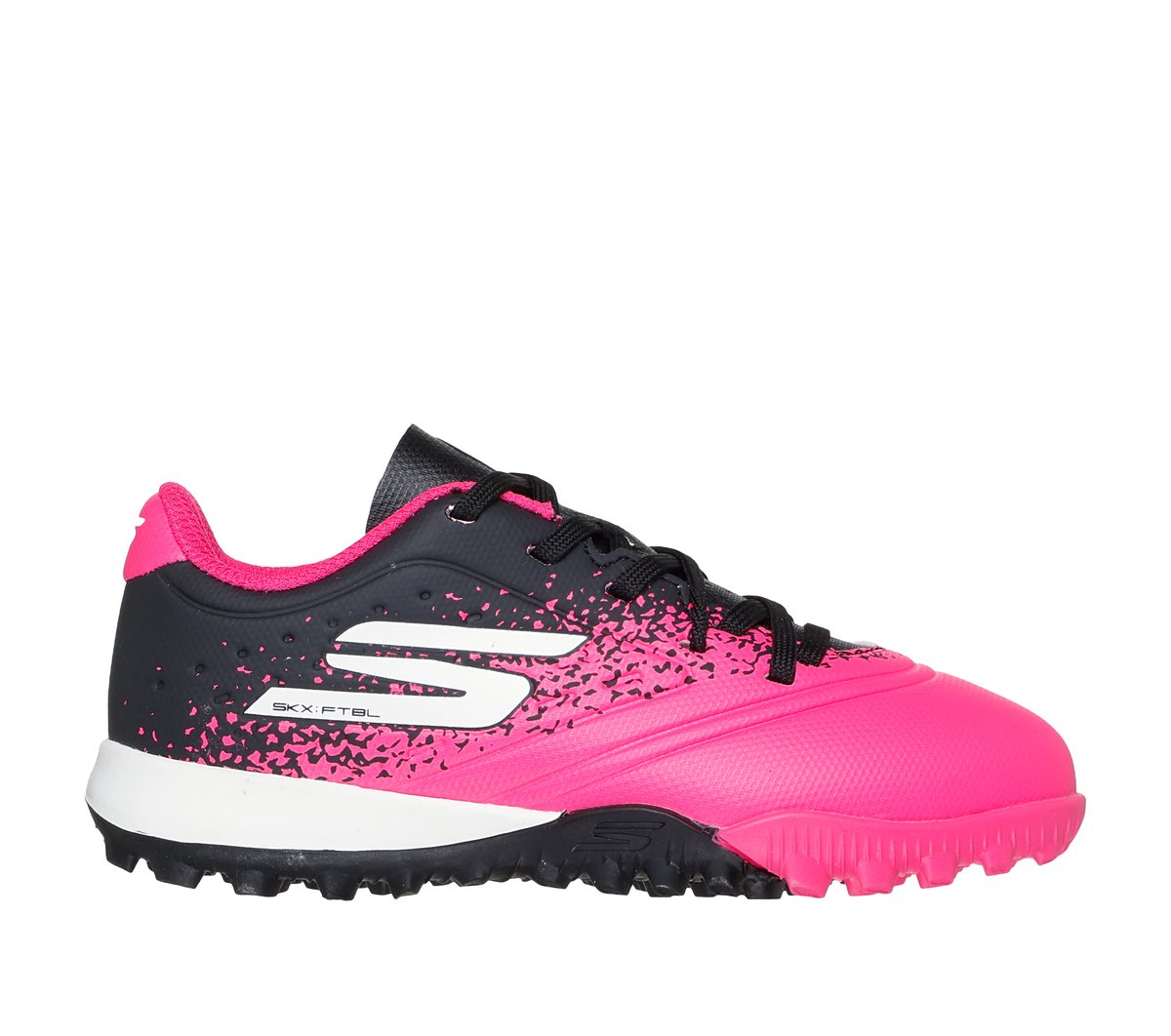 Skechers Men's Black,Pink Razor 1.5 Jr Td Tf Sneaker In Black/Pink, Size 10 | Synthetic/Textile
