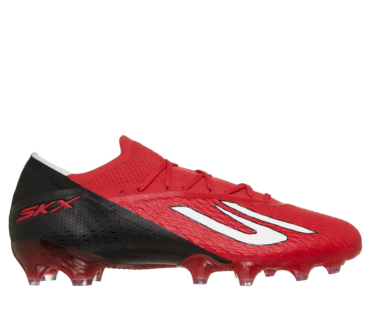 Skechers SKX_2 Elite FG en Rojo/Negro, talla 44.5