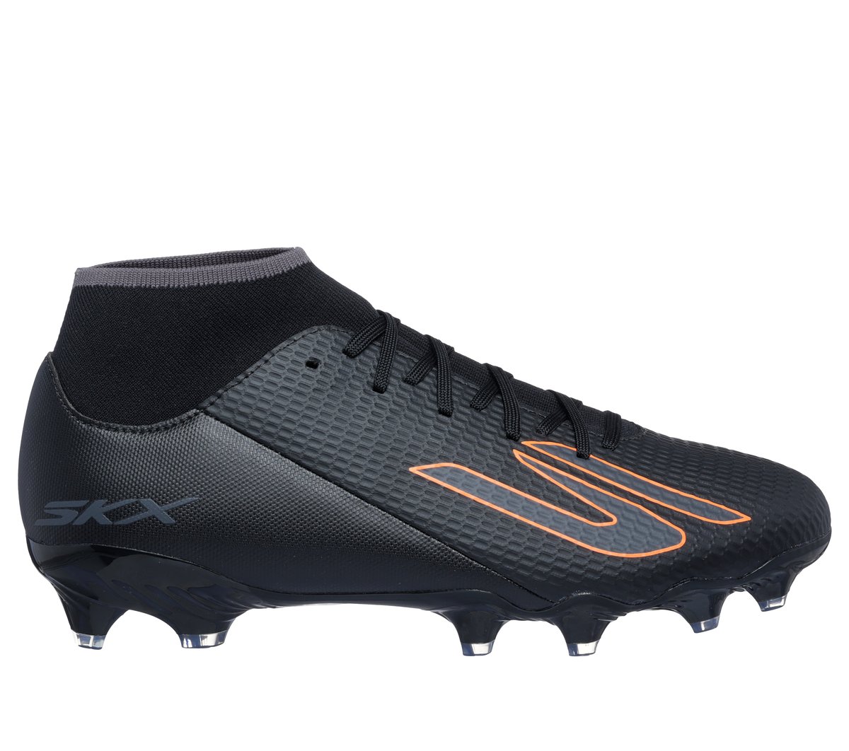 Skechers SKX_2 High Academy FG en Negro/Naranja, talla 43