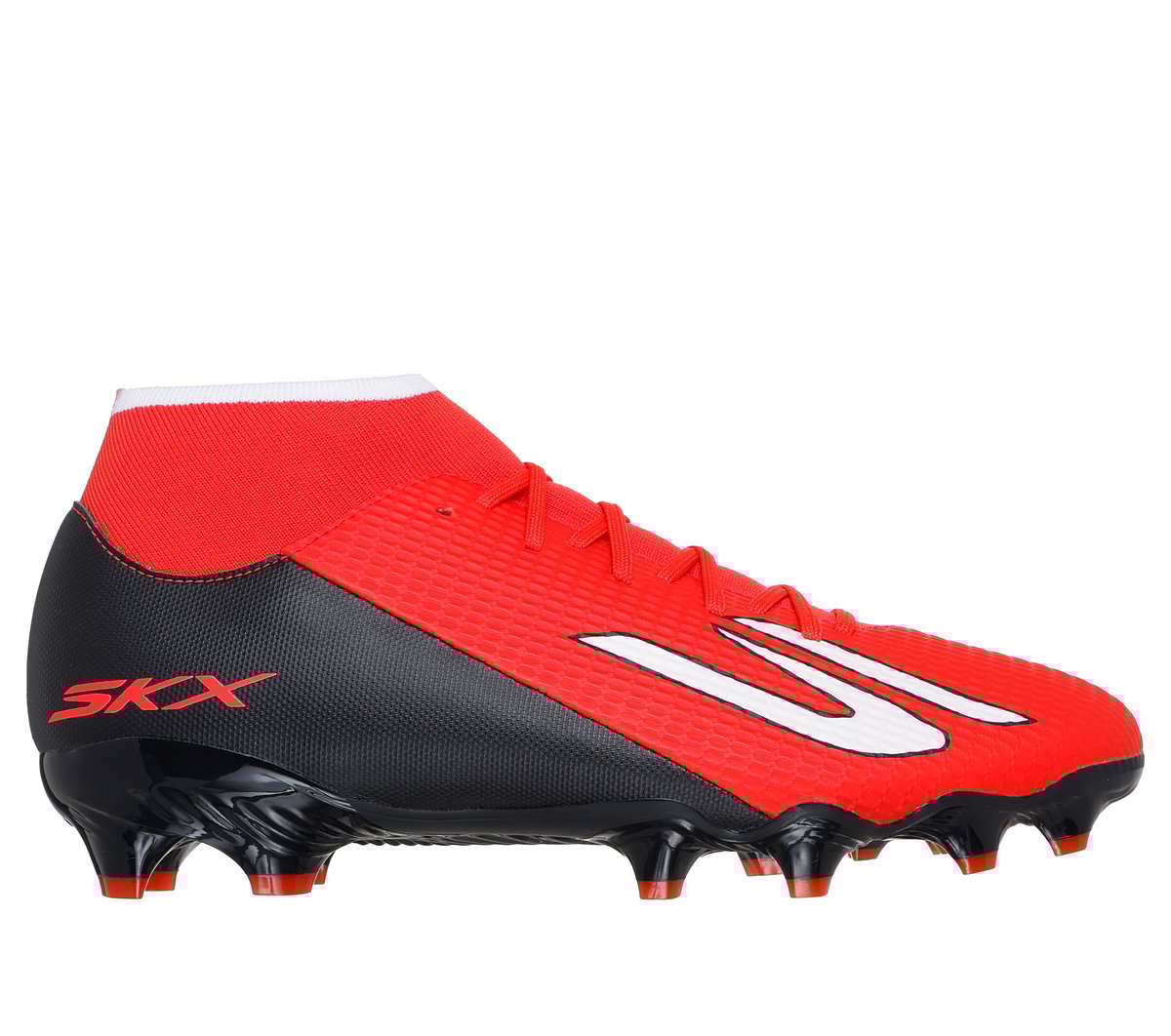 Skechers SKX_2 High Academy FG en Rojo/Negro, talla 39