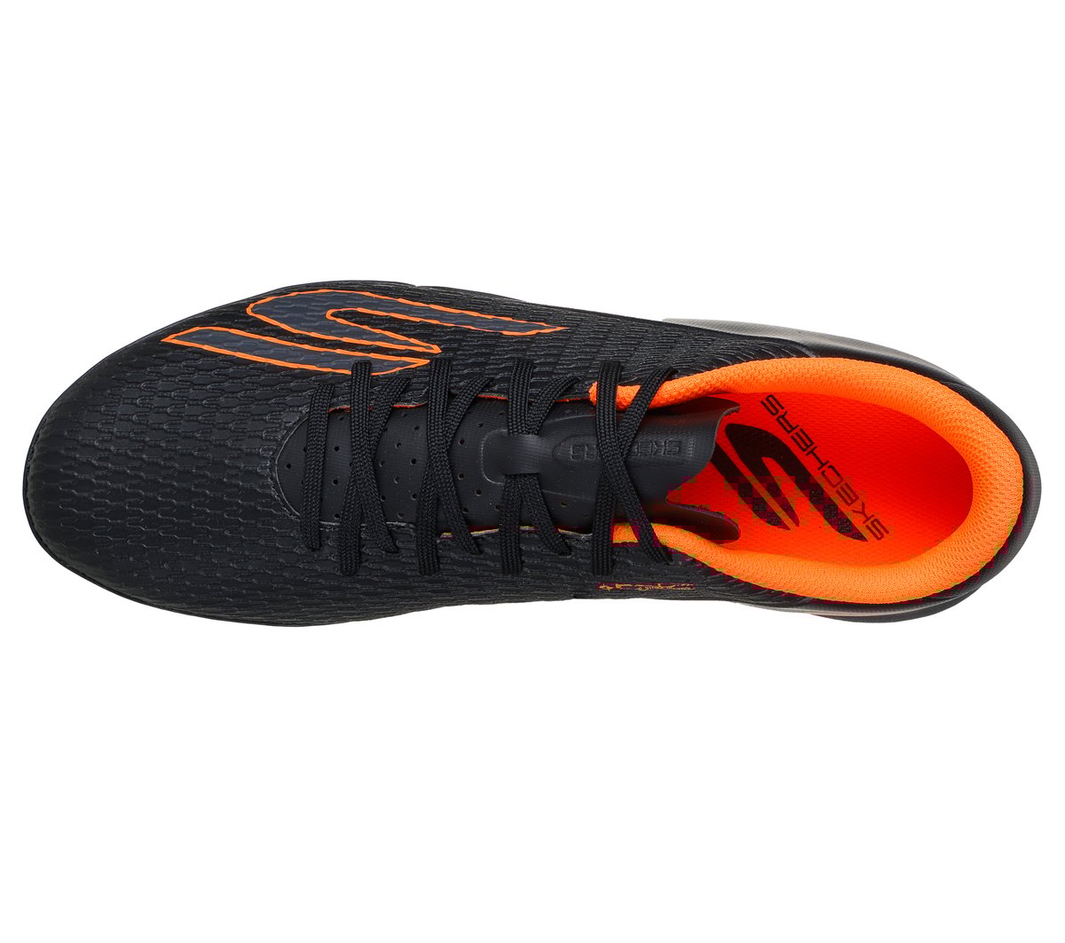 Skechers SKX_2 Club Tf Shoes In Nero/Arancione, Taglia 43 - 2