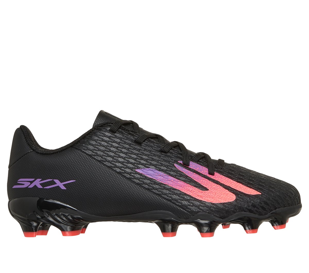 Skechers SKX_2 Jr Youth MG en Negro/Morado, talla 32