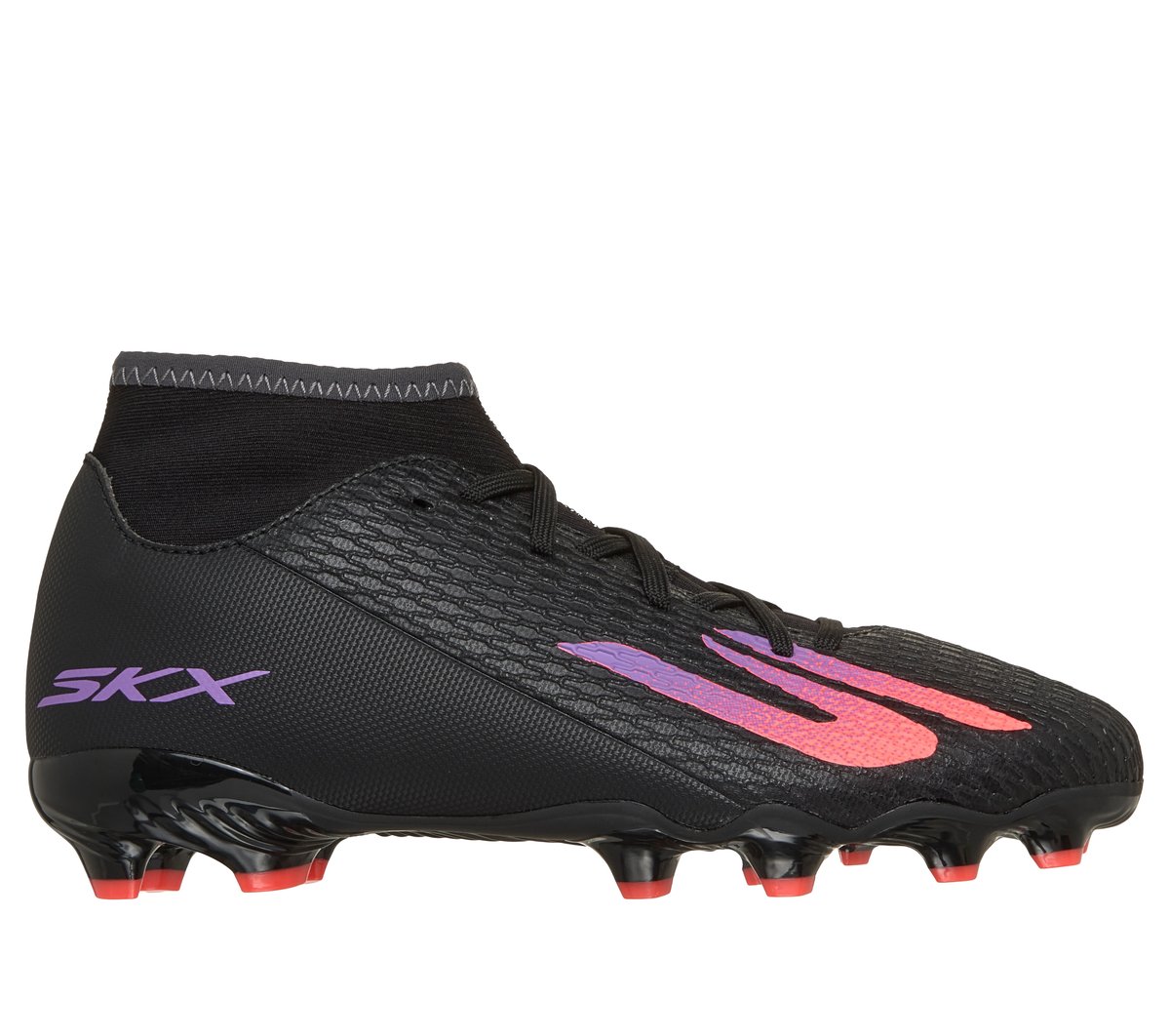 Skechers SKX_2 Jr High Youth MG en Negro/Morado, talla 32