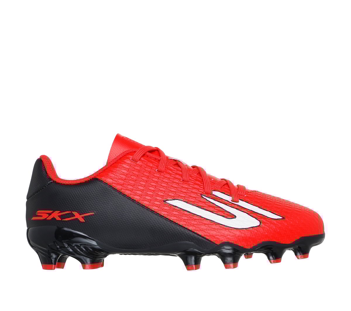 Skechers SKX_2 Jr Td Mg Shoes In Red/Black, Size 10.5 | Synthetic/Textile