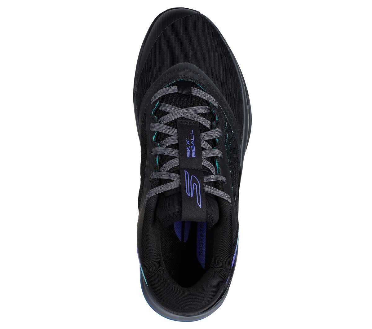 Skechers SKX FLOAT Moyen Width en Noir/Turquoise, Hyper Burst