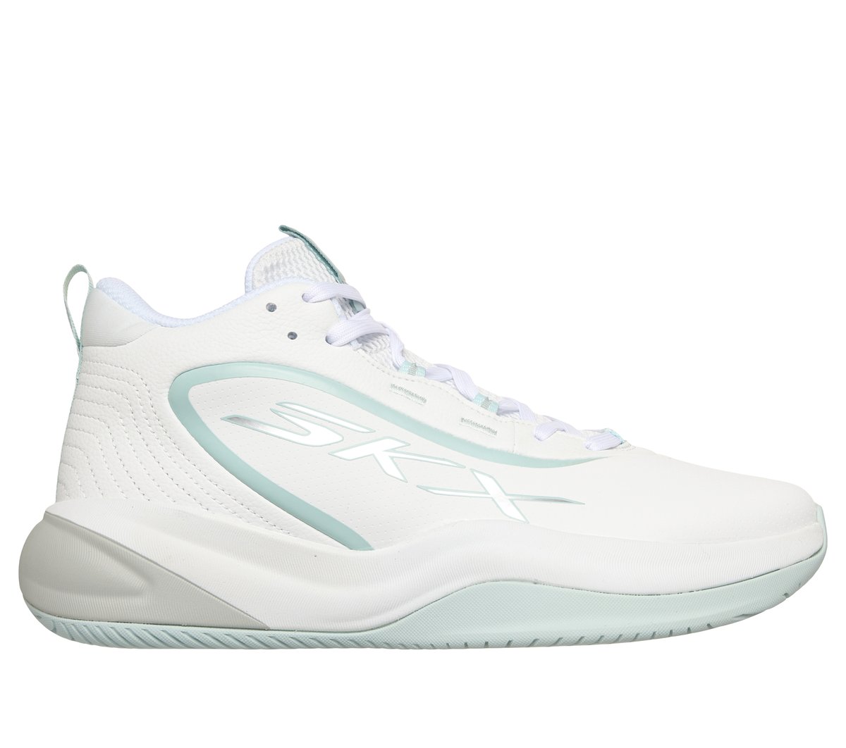 Skechers SKX League en Blanco/Azul Claro, talla 44.5