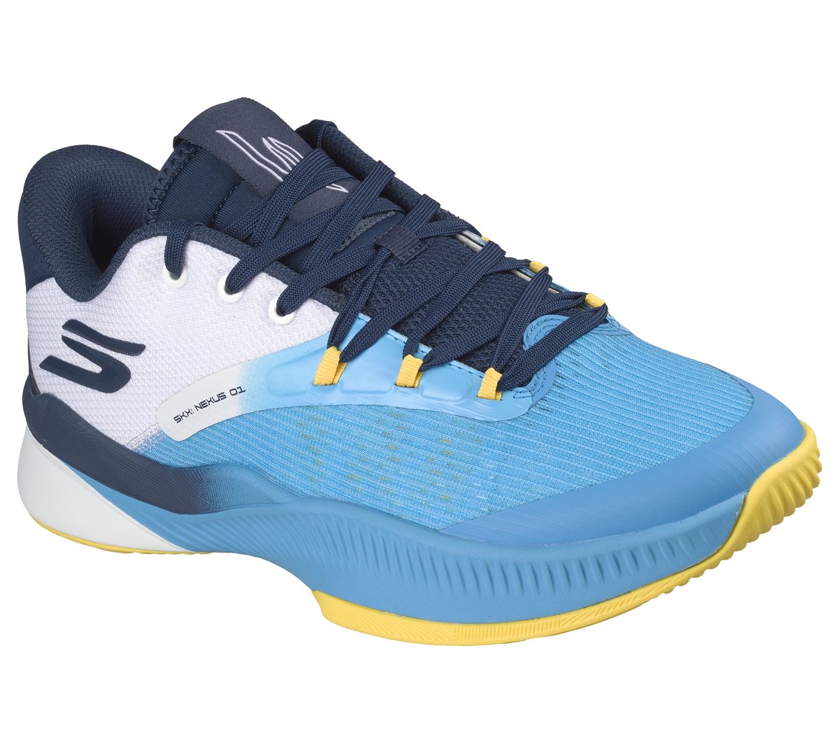 Skechers SKX NEXUS Moyen Width en Bleu Clair/Bleu Marine, Vegan
