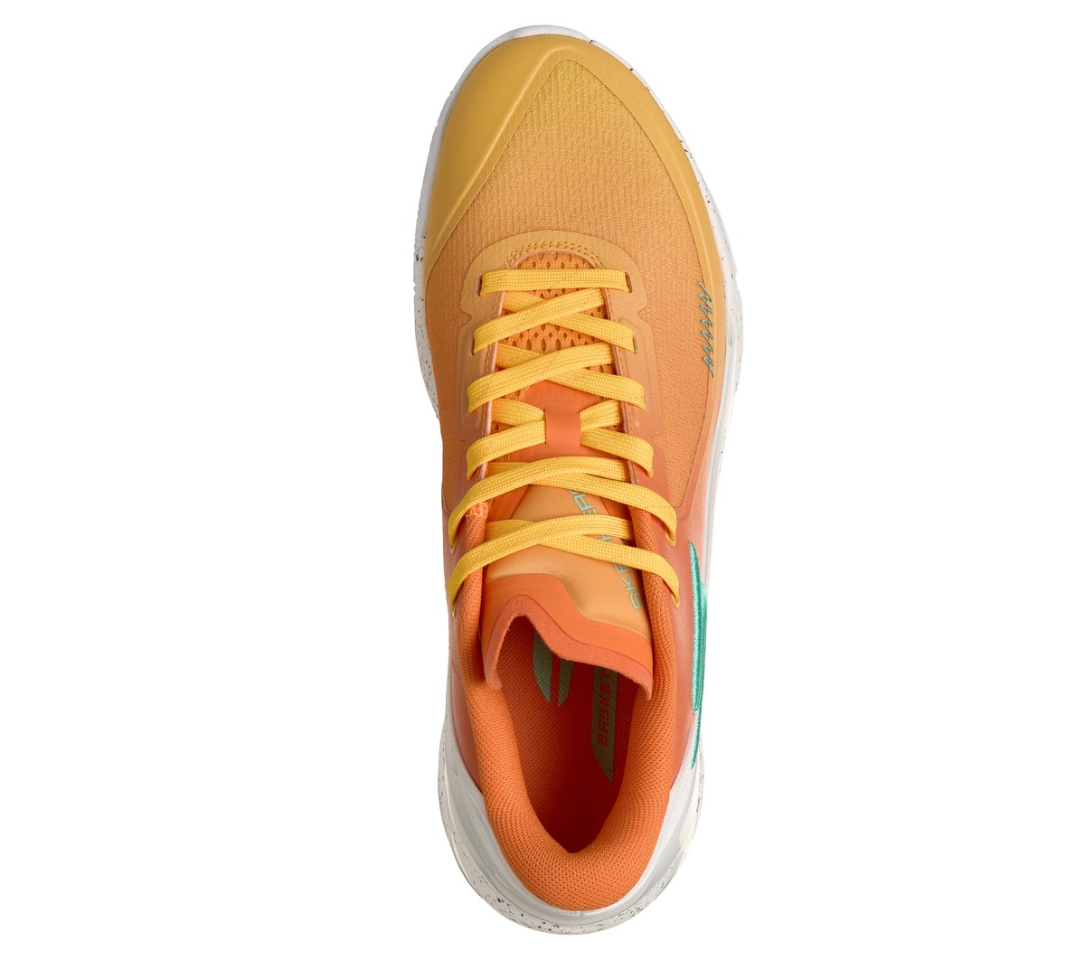 Skechers Uomo Skx Full-Court Press Sneaker In Arancione, Taglia 47.5, Vegan - 2