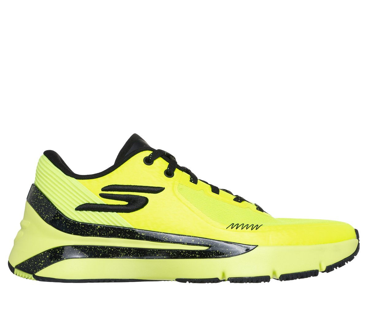 Skechers SKX Full-Court Press en Amarillo/Negro, talla 40, Vegan