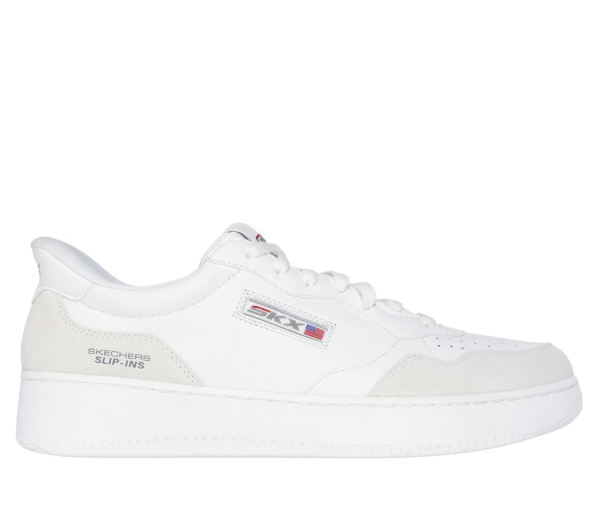 Skechers Slip-ins: Sport Court 2.0 - Konor en Blanca, talla 47.5
