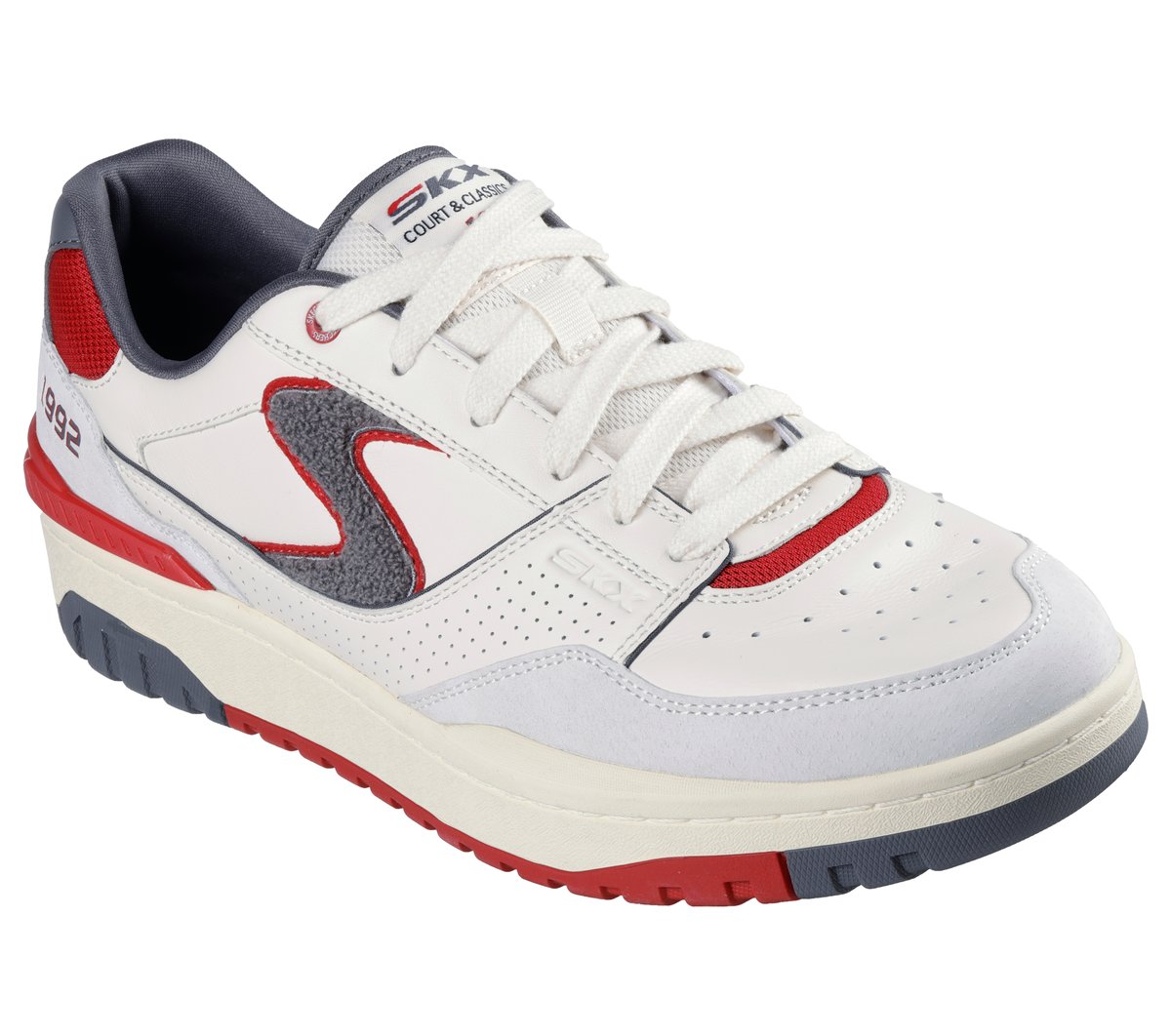 Skechers S-1992 Chaussures Moyen Width en Beige/Gris