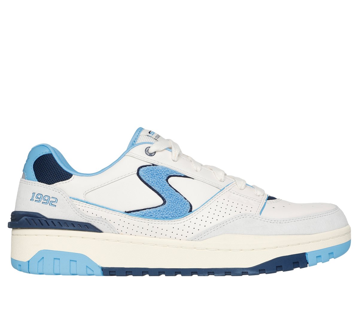 Skechers S-1992 en Natural/Azul Claro, talla 39.5