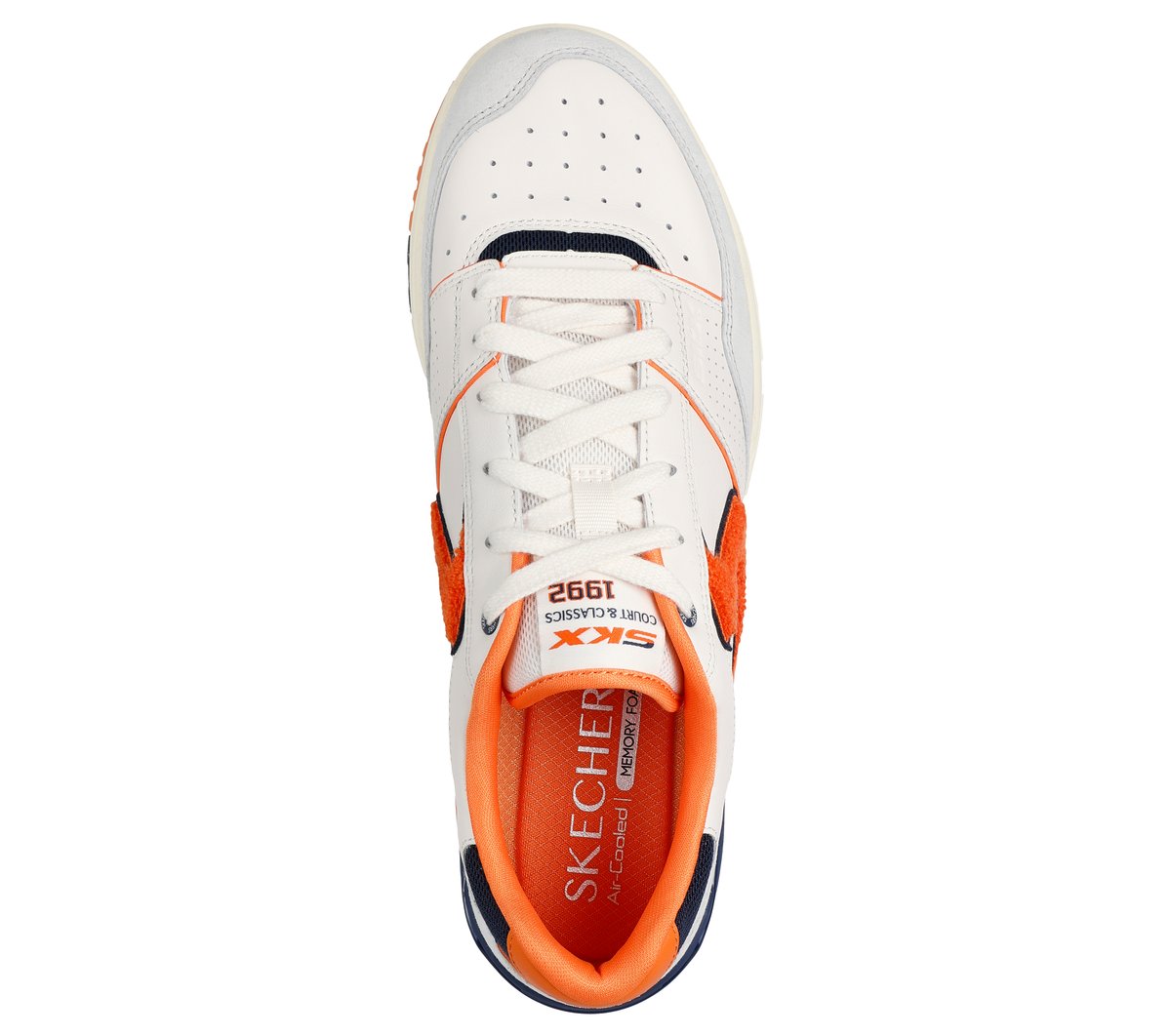 Skechers S-1992 Chaussures Moyen Width en Beige/Orange