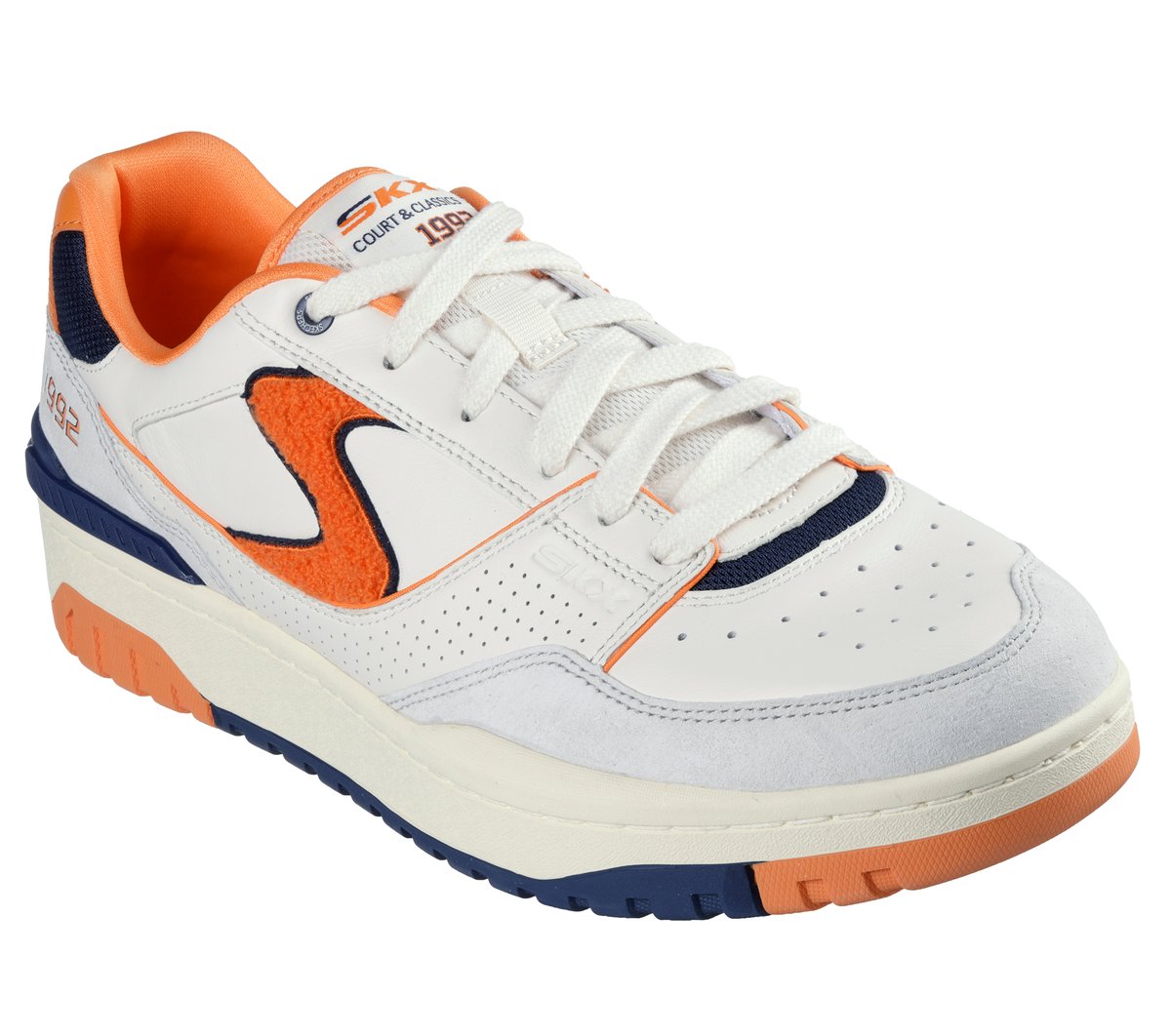 Skechers S-1992 Chaussures Moyen Width en Beige/Orange