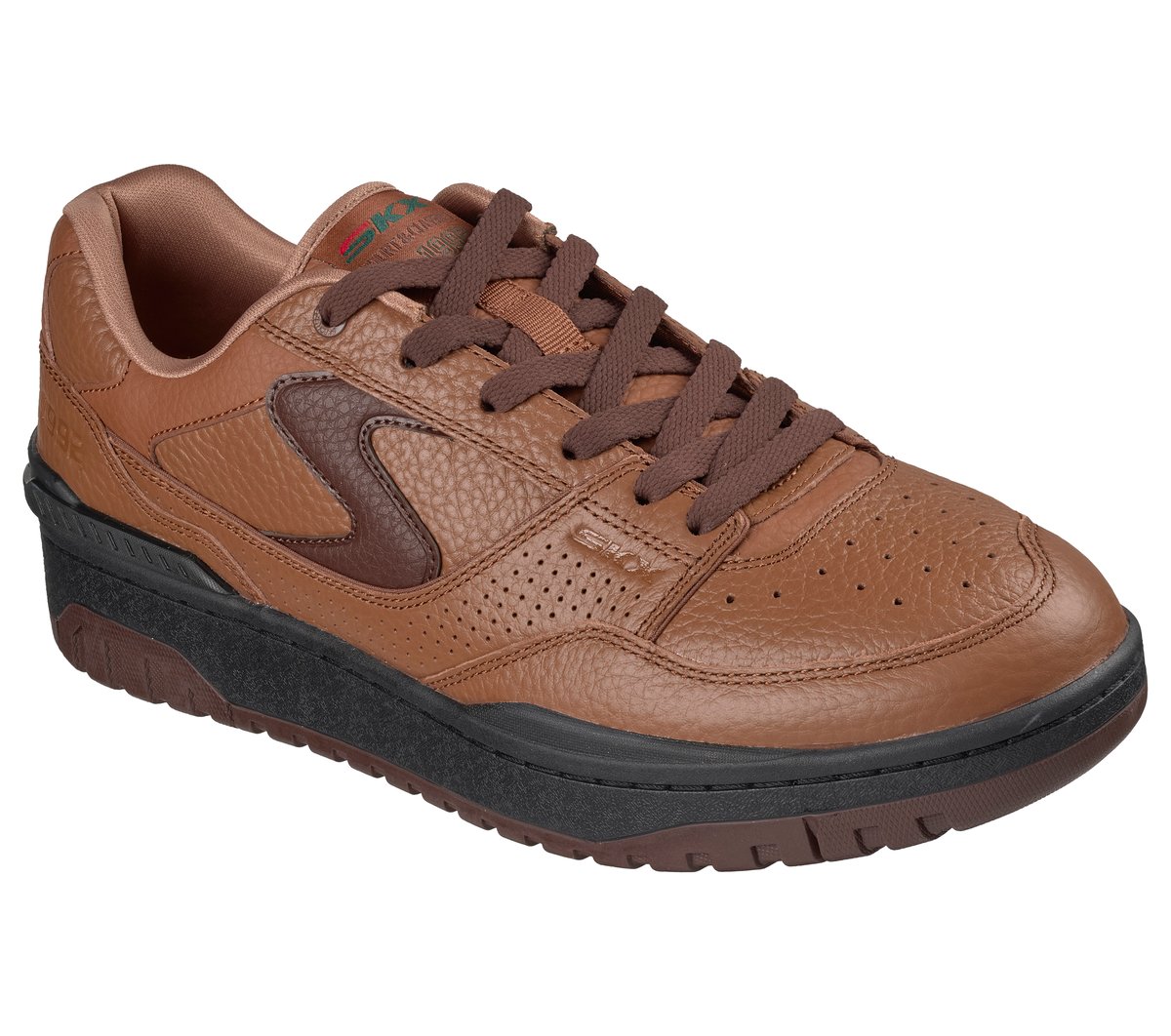 Skechers S-1992 - Troize Chaussures Moyen Width en Brun/Noir