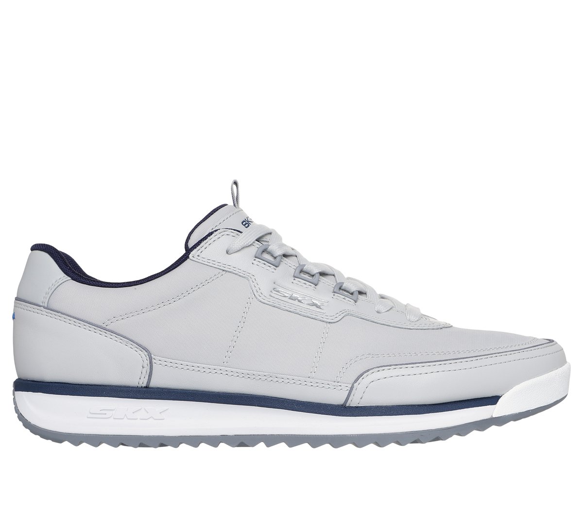 Skechers Men's Skx 92 - Reyden Sneaker In Gray/Navy Blue, Size 11 | Leather/Textile/Synthetic