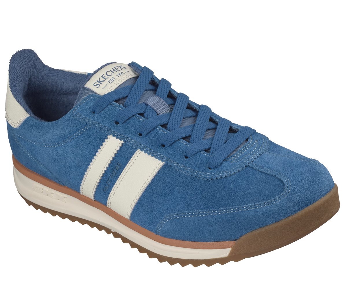 Skechers SKX 92 - Faulen Chaussures Moyen Width en Bleu/Blanc