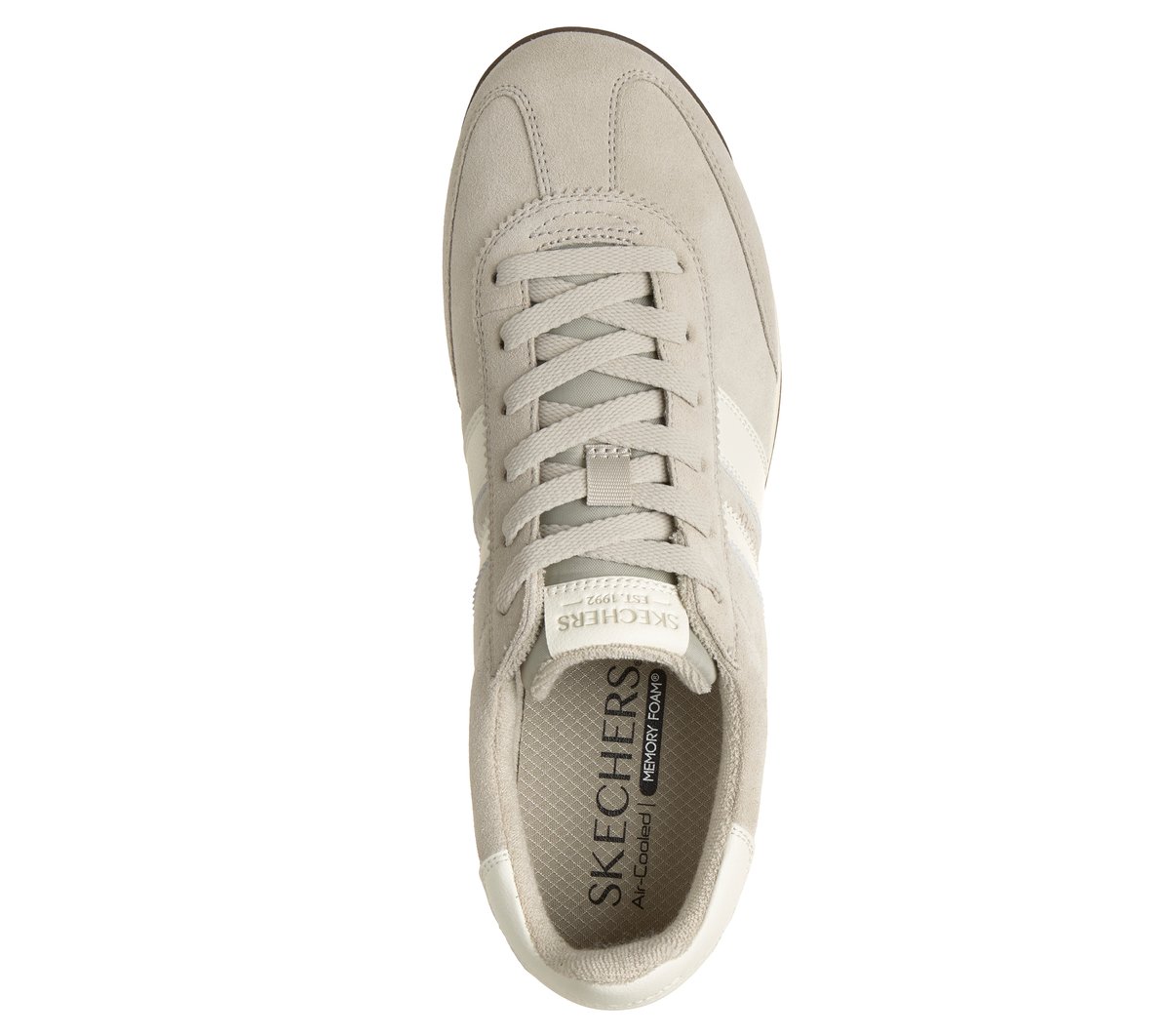 Skechers SKX 92 - Faulen Chaussures Moyen Width en Beige/Blanc